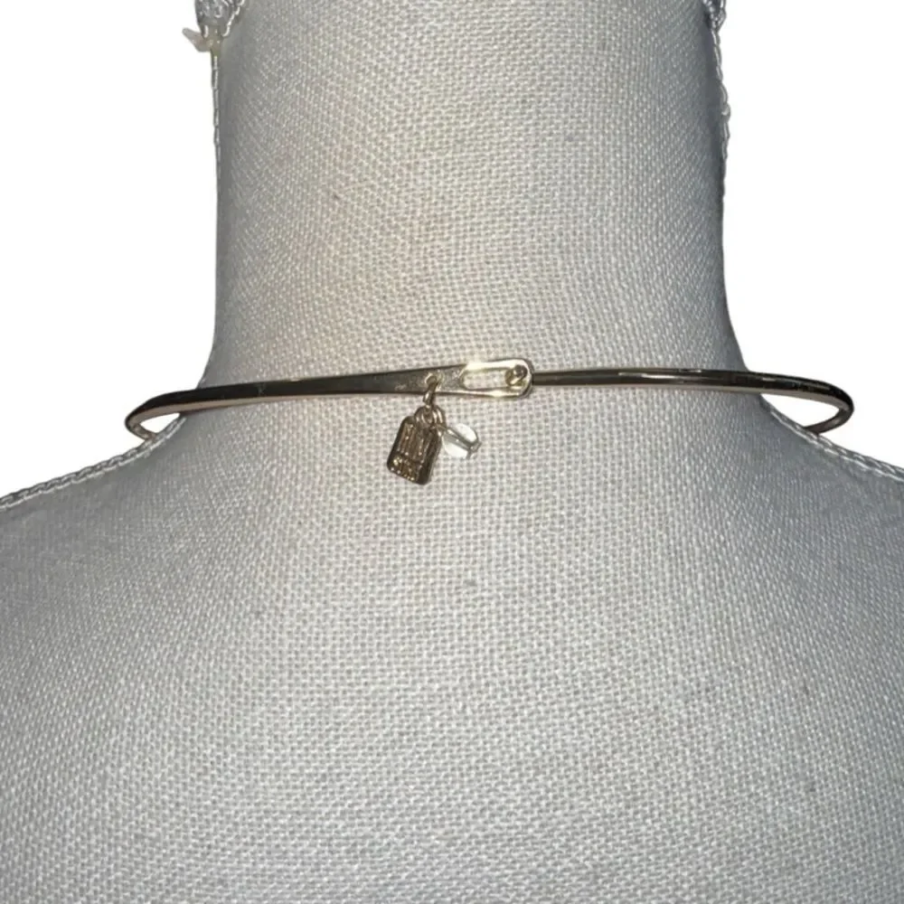 Robert Lee Morris Soho Gold Petal Wire Necklace